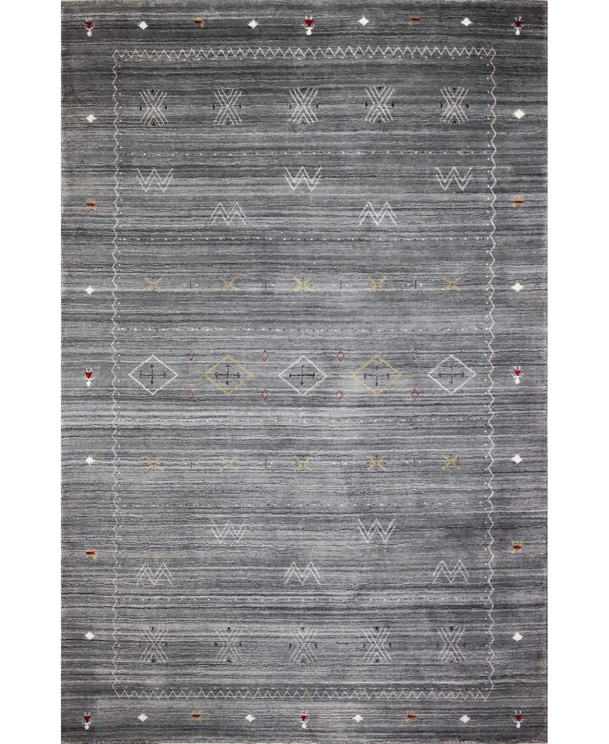 Bb Rugs Decor BT106 5'6in x 8'6in Area Rug - Gray