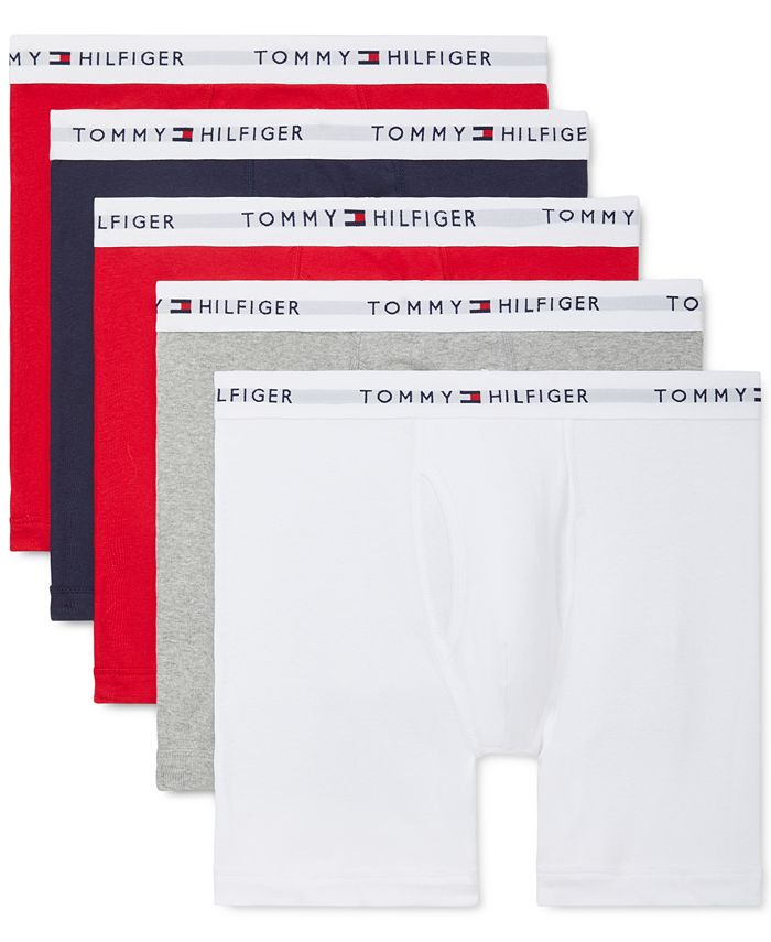 klep Oneffenheden Geletterdheid Tommy Hilfiger Men's Classic Boxer Briefs - 5 pk. & Reviews - Underwear &  Socks - Men - Macy's