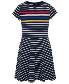 Big Girls Fit and Flare Stripe Dress