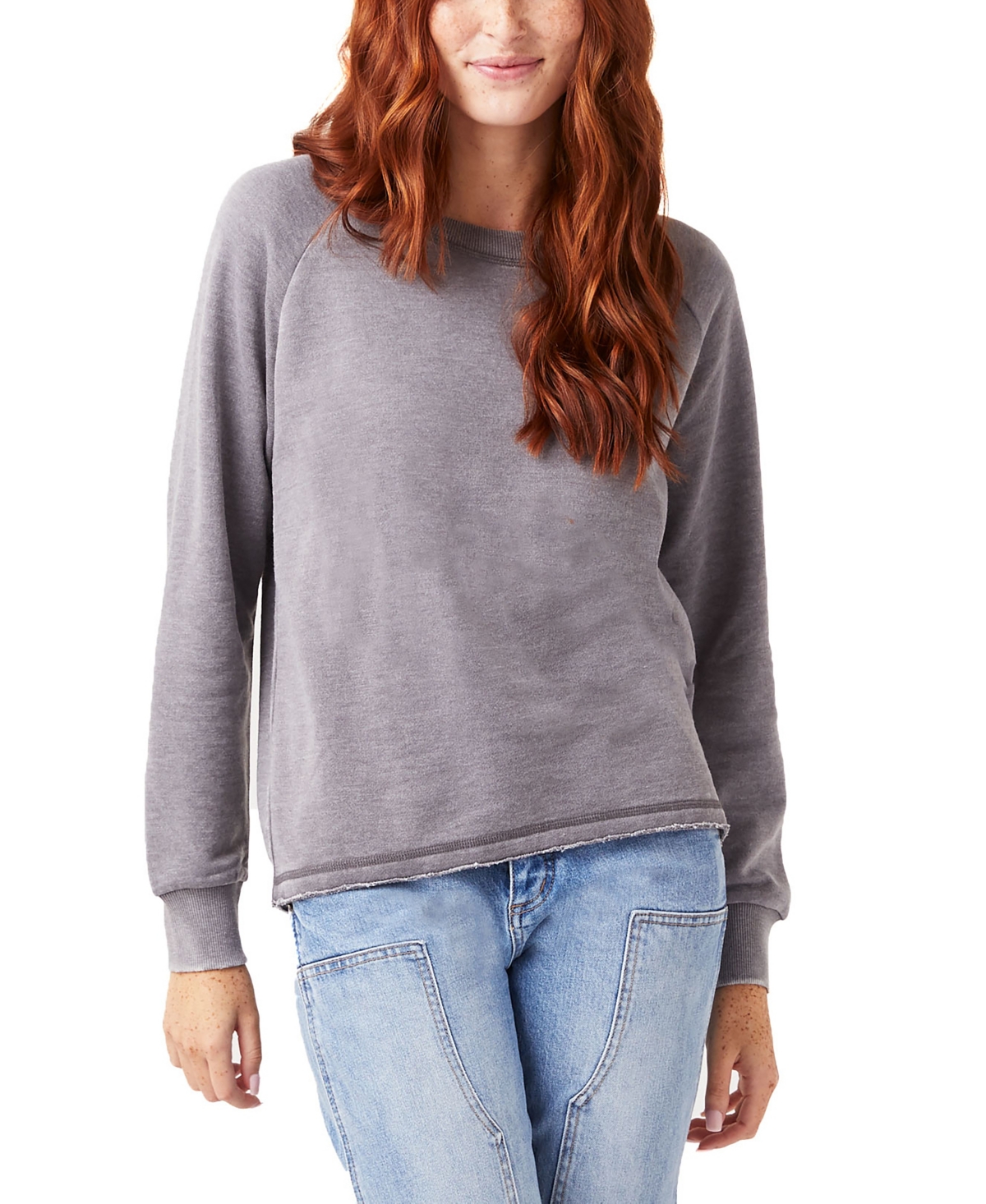Women's Lazy Day Pullover Sweatshirt - Rose Bloom