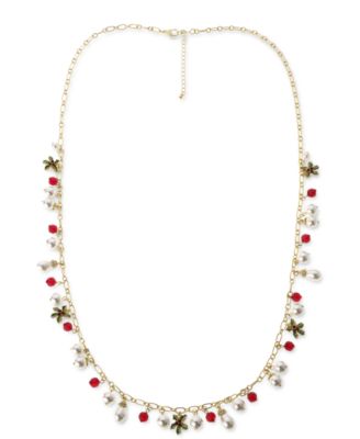 poinsettia necklace