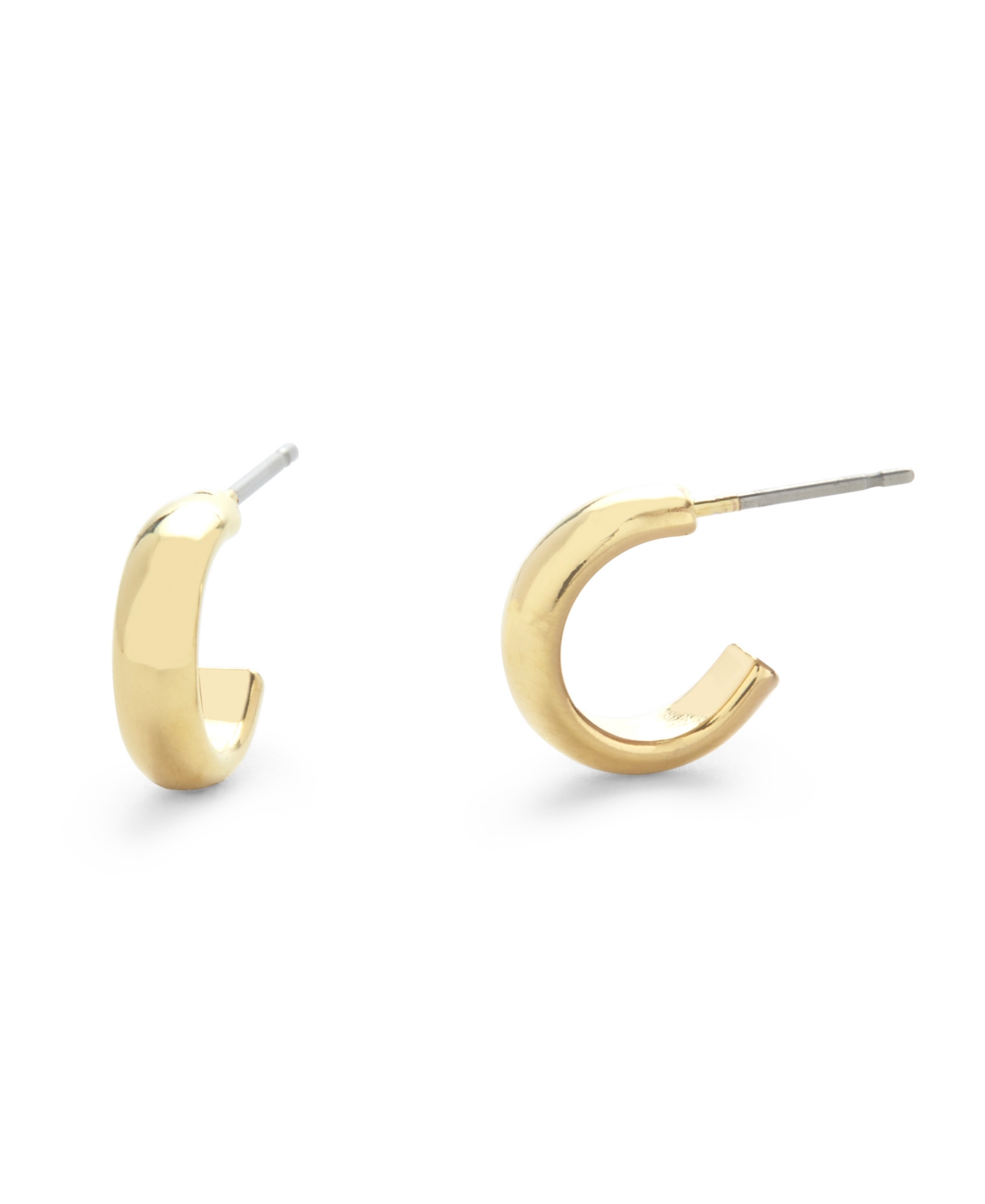 14K Gold Plated Darby Huggies Earrings - Gold Plated