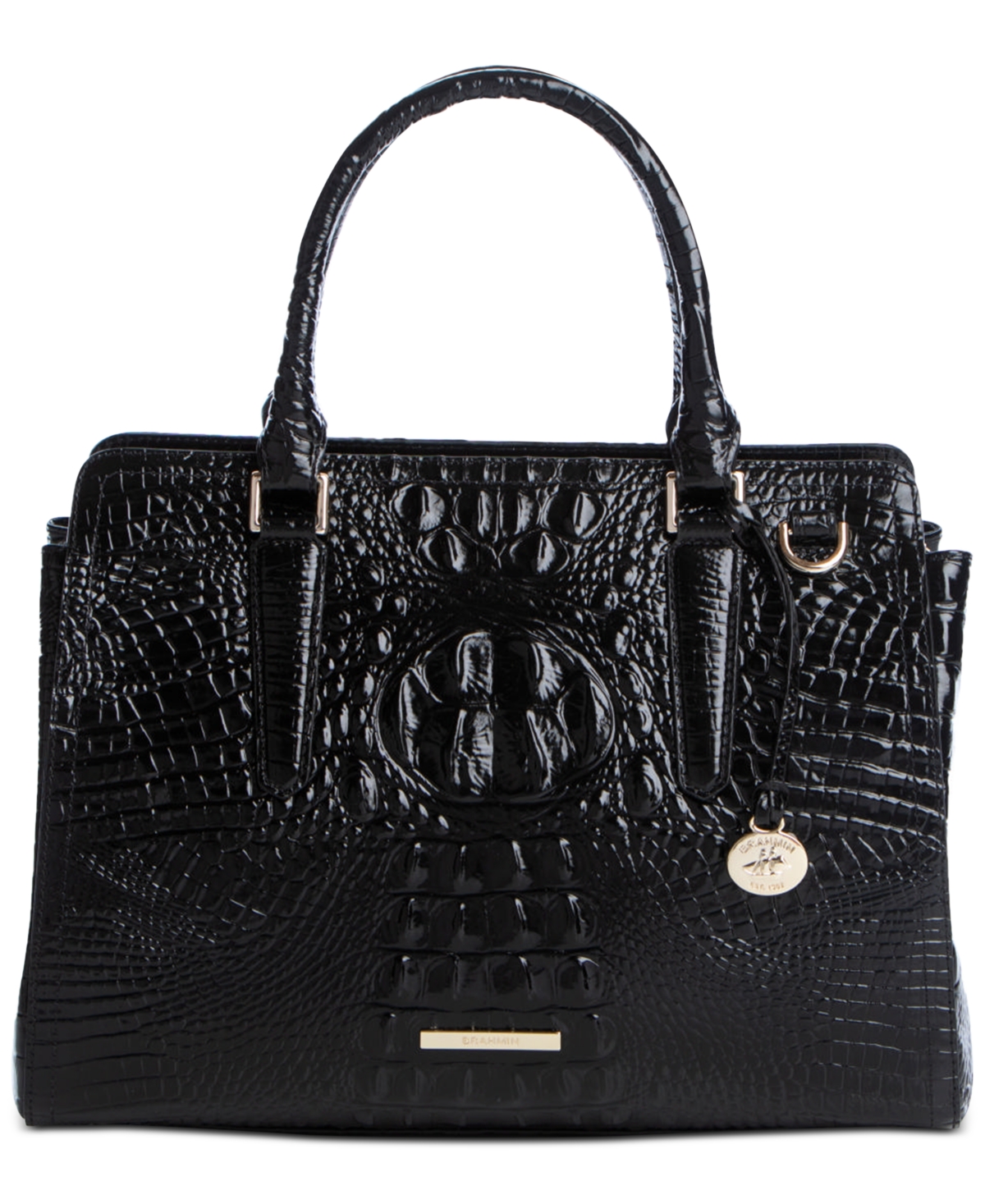 Brahmin Finley Leather Satchel