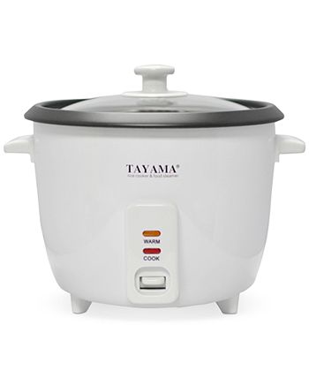 Tayama Rice Cooker with Steam Tray 3 Cup, White - Product Review 