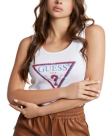 Olympia Rhinestone Logo Tank Top