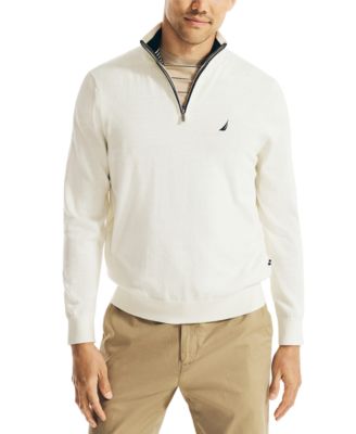 white nautica sweater