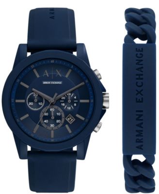 armani watch silicone strap