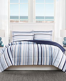 Coastal Stripe 2-Pc. Twin Comforter Set, Created for Macy's