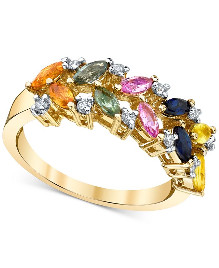 Macy's gemstone rings outlet