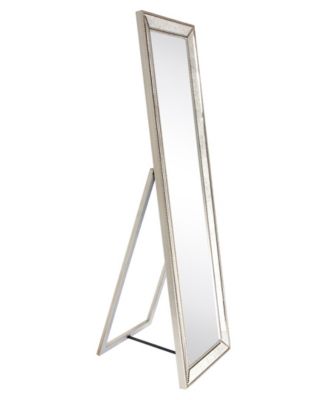 Solid Wood Frame Covered with Beveled Antique Mirror - 64" x 18"