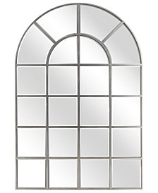 Solid Wood Base Covered with Beveled Arch Window Mirror - 30" x 40"
