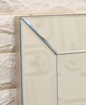 Solid Wood Frame Covered with Beveled Clear Mirror - 64" x 18"