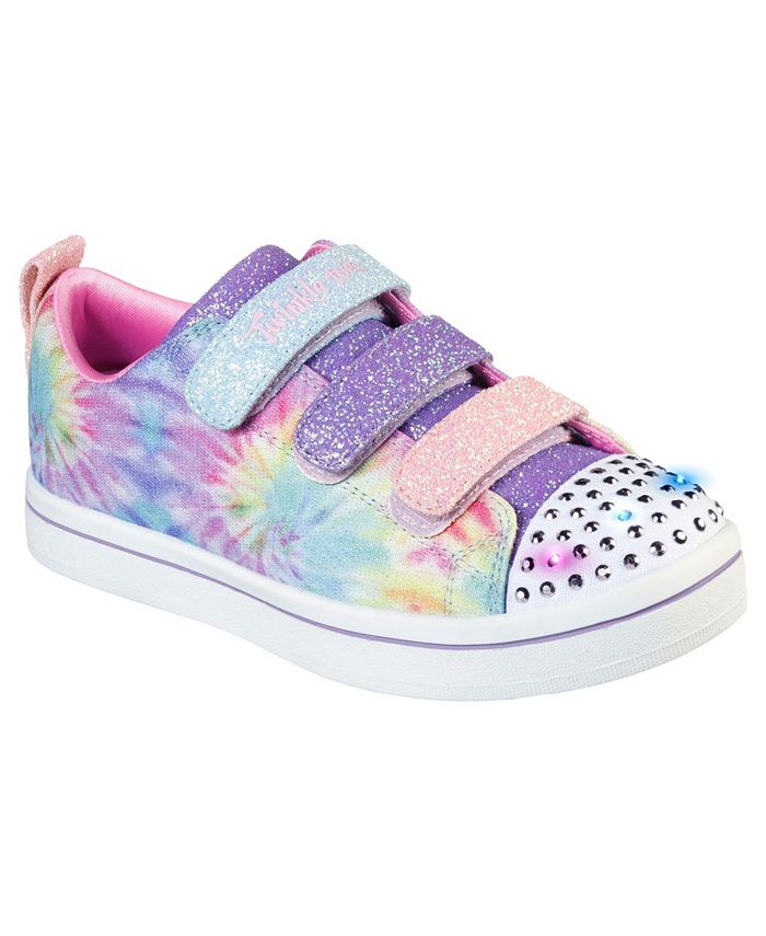 Skechers Little Girls Twinkle Toes - Sparkle Rayz Casual Sneakers from ...