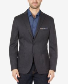 Men's Slim-Fit Knit Suit Jacket