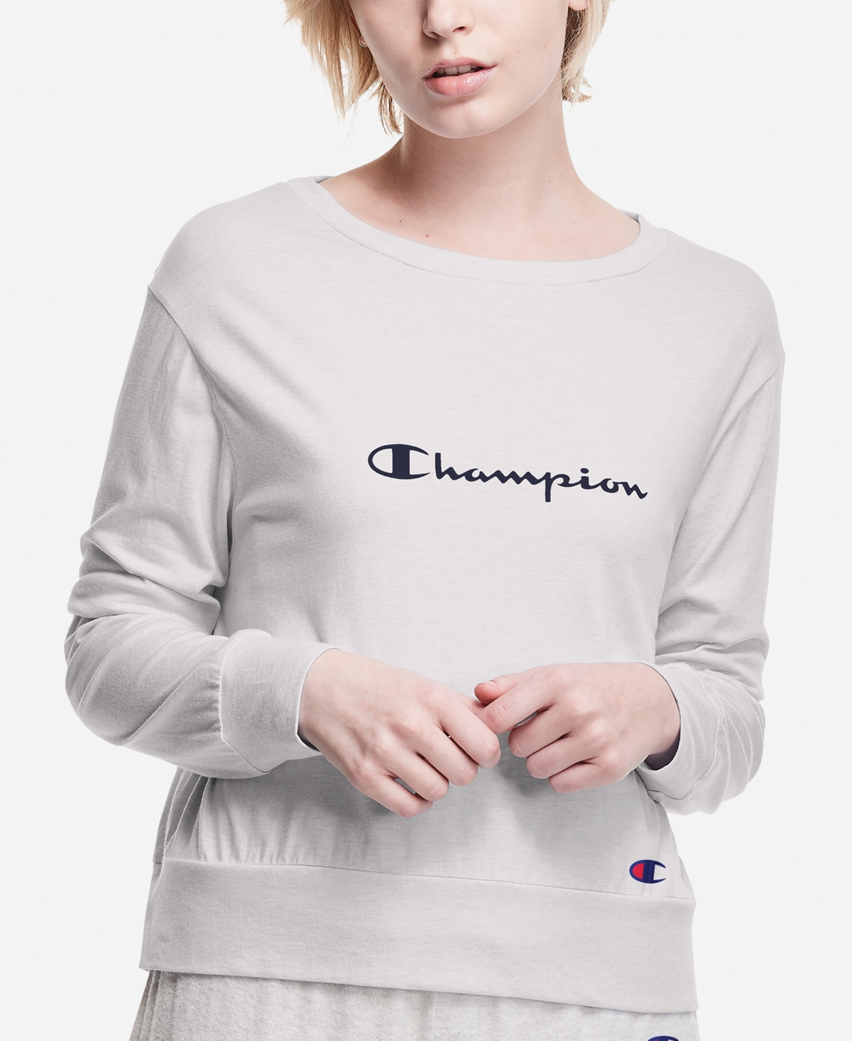 Champion Long-Sleeve Lounge Sleep T-Shirt