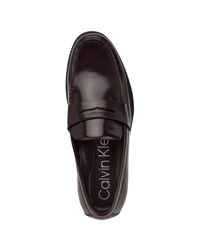 Calvin Klein Men's Crispo Penny Loafer Dress Shoes & Reviews - All Men ...