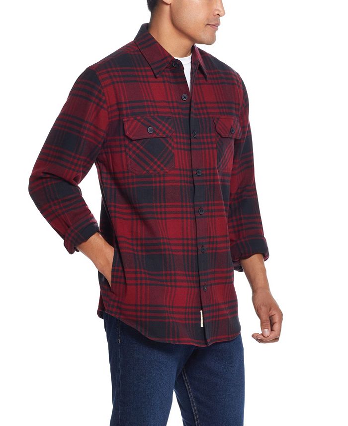 Weatherproof Vintage Men's Lumberjack Twill Shirt Jacket & Reviews ...