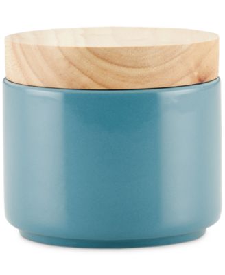Ceramic Stacking Spice Box Set with Lid, 2-Piece