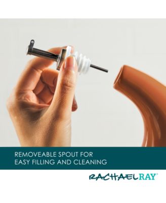 Ceramic EVOO Oil and Vinegar Dispensing Bottle, 24-Ounce