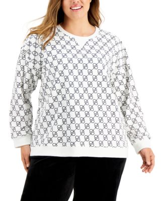 plus size calvin klein sweatshirt