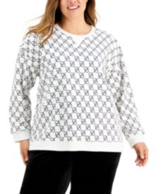 Plus Size Logo-Print Crewneck Sweatshirt  