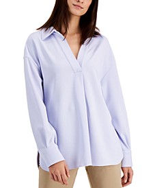 Petite Long-Sleeve Blouse, Created for Macy's