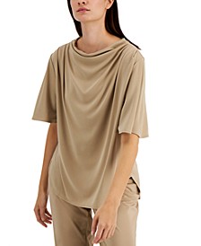 Petite Cowlneck Top, Created for Macy's