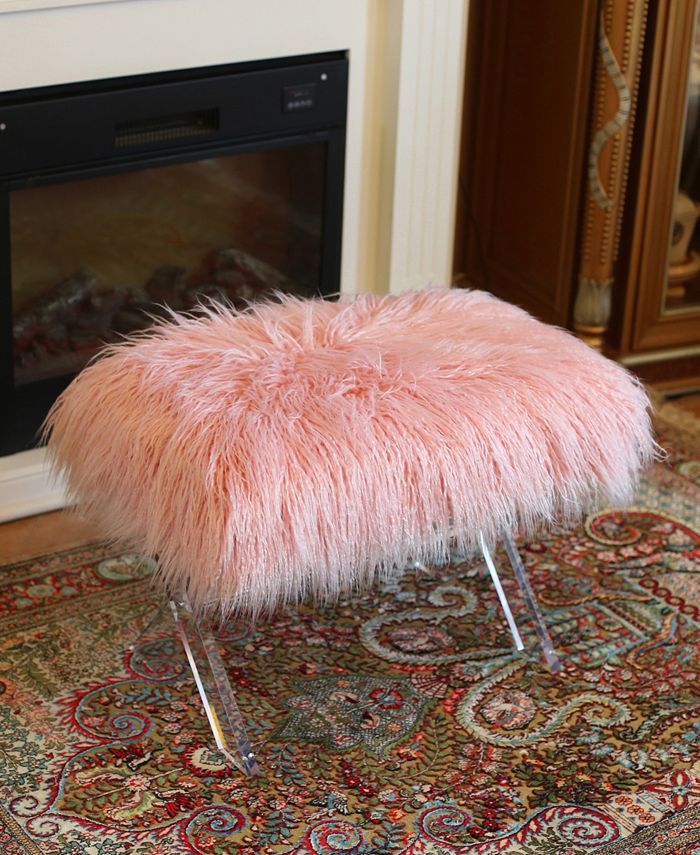 Best Quality Furniture Vanity Ottoman Bench Macy's