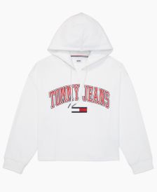 Women's Logo Hoodie with Extended Opening