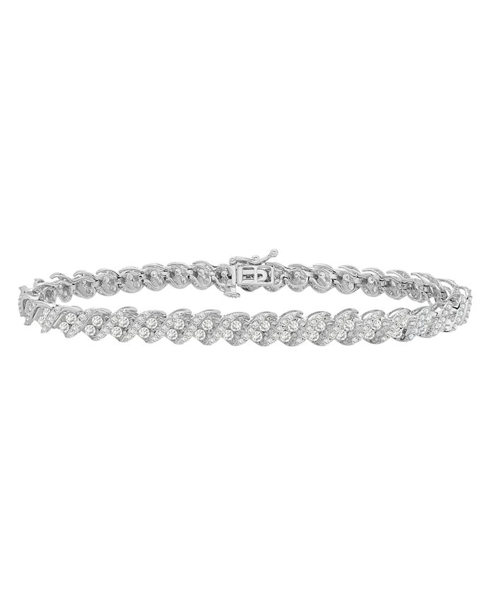 Macy's white gold new arrivals bracelet