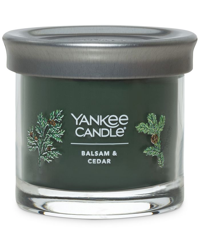 Yankee Candle Signature Small Balsam & Cedar Tumbler Candle Macy's