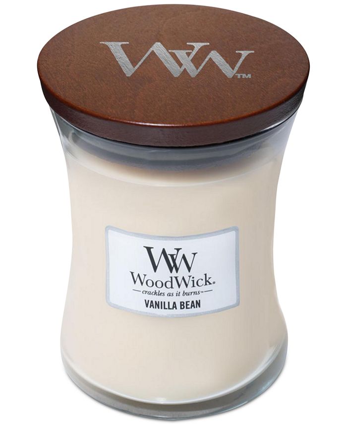 WoodWick Candle Medium Vanilla Bean Jar Candle Macy's