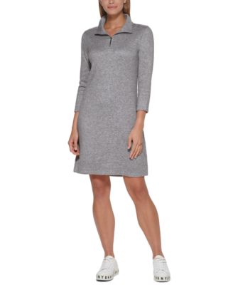 DKNY - Mock Neck Sweater Dress