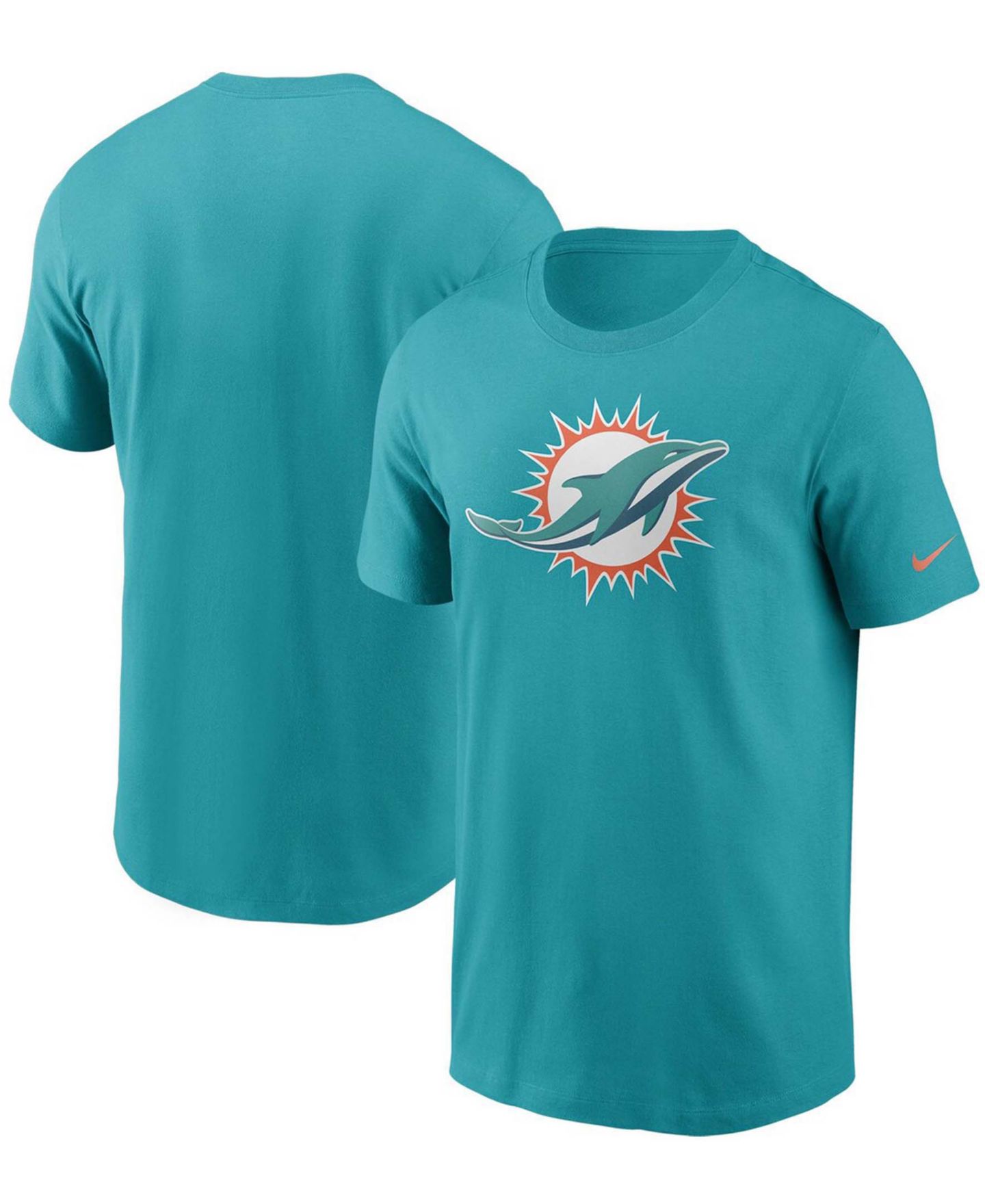 Мужская футболка Nike Aqua Miami Dolphins Primary Logo — фото 1