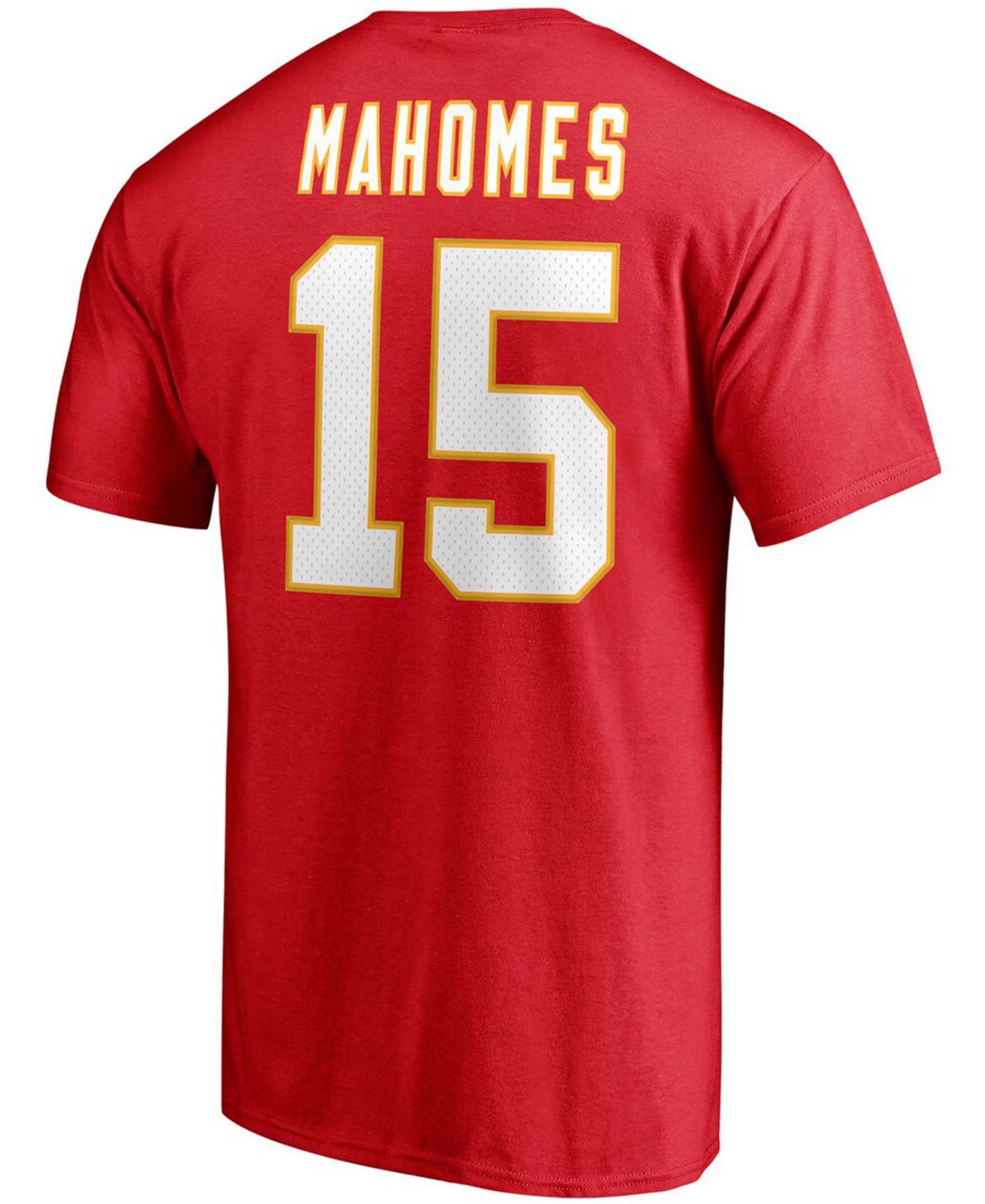 Men's Patrick MahomesKansas City Chiefs Player Icon Name and Number T-shirt - Red
