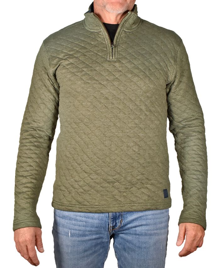 Quilted quarter deals zip mens