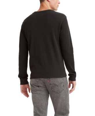 Men's Waffle Knit Thermal Long Sleeve T-Shirt