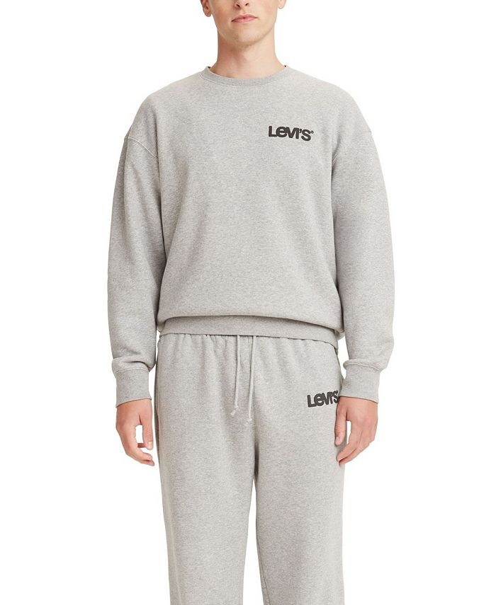 Levi's Men's Relaxed Graphic Crewneck Sweatshirt & Reviews - Hoodies ...
