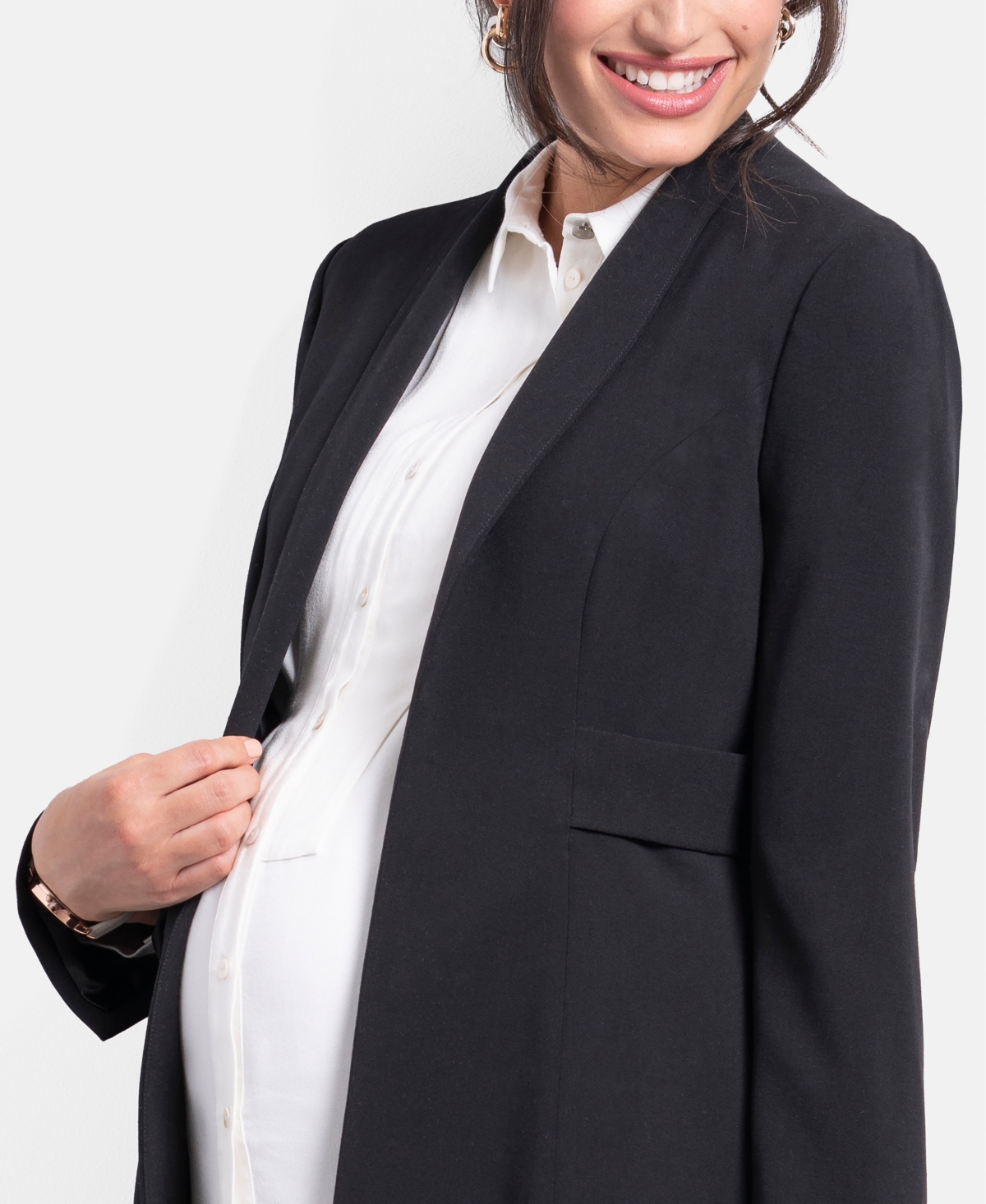 SERAPHINE WOMEN'S TAILORED MATERNITY BLAZER 