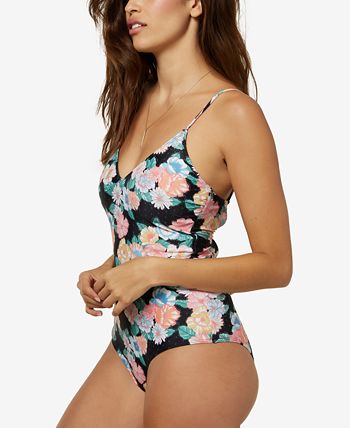 O'NEILL EMILIE FLORAL Laced Back One-piece Swimsuit - Floral