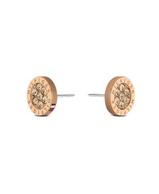 Women's Rose Gold-Tone Stainless Steel Stud Earring