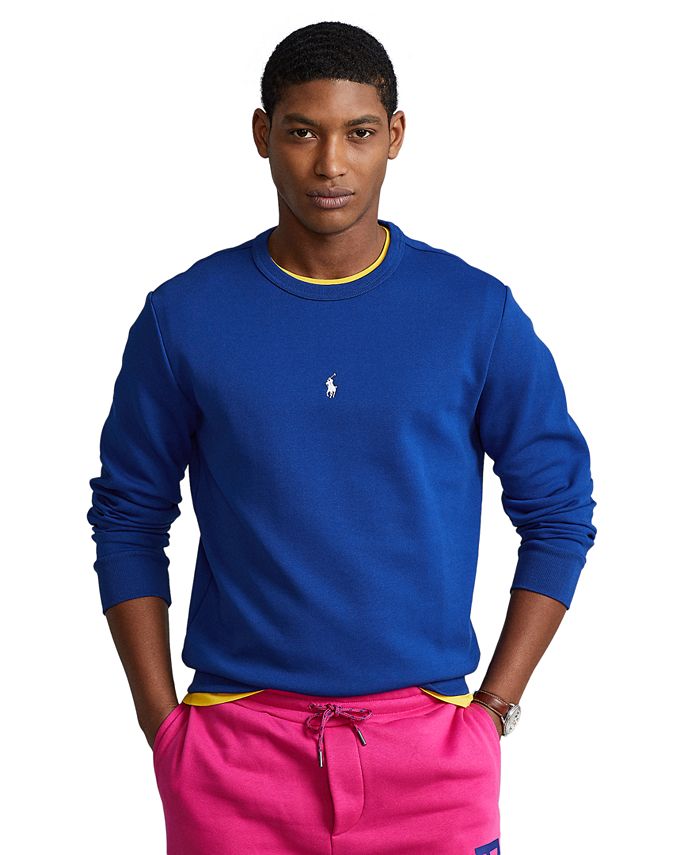 Polo Ralph Lauren Men's Double-Knit Crewneck Sweatshirt - Macy's