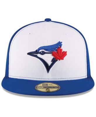 Men's White/Royal Toronto Blue Jays 2017 Authentic Collection On-Field 59FIFTY Fitted Hat