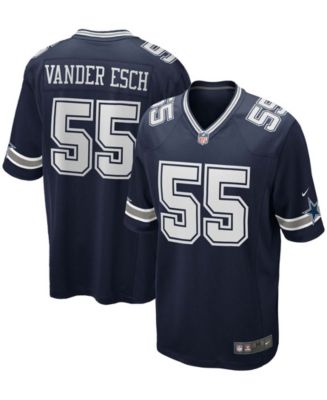 Nike Men's Leighton Vander Esch Navy Dallas Cowboys Team Game Jersey ...