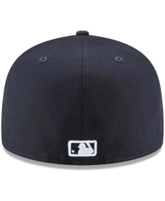 Men's Navy Los Angeles Dodgers Logo White 59FIFTY Fitted Hat