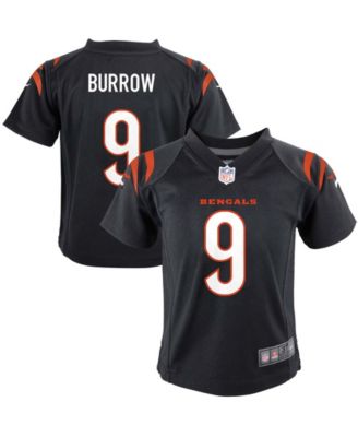 Preschool Joe Burrow Black Cincinnati Bengals Game Jersey