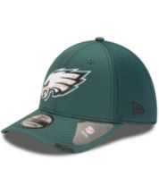 New Era Men's Black Philadelphia Eagles Dispatch Cuffed Knit Hat with Pom -  Macy's