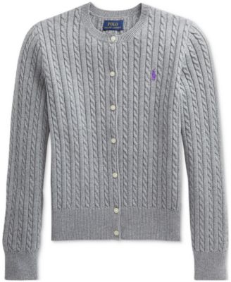 ralph lauren mini cable cardigan