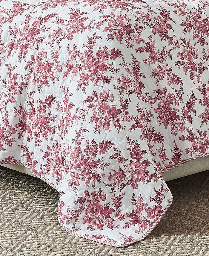 Laura Ashley Annalise 3Pc. Quilt Set, King Macy's