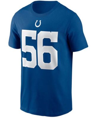 Men's Quenton Nelson Royal Indianapolis Colts Name and Number T-shirt